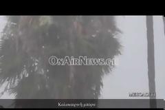 Μεσολόγγι: ''Άνοιξαν οι ουρανοί'' και πλημμύρισαν δρόμοι