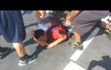 Προσπάθησε να κλέψει αυτοκίνητο με τη μητέρα και το παιδί της μέσα και τον έκαναν ... μαύρο στο ξύλο! [photos + video]