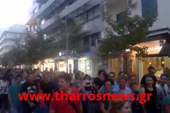 Πολύ μεγάλη συγκέντρωση και πορεία χθες στην Κεντρική Πλατεία της Καλαμάτας [video]