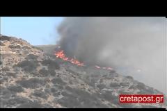 Στάχτη 3.000 στρέμματα στην Κίσαμο...[video]