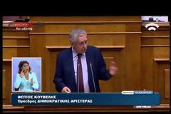 Φ. ΚΟΥΒΕΛΗΣ: ΑΠΑΙΤΕΙΤΑΙ ΑΛΛΑΓΗ ΠΟΛΙΤΙΚΗΣ