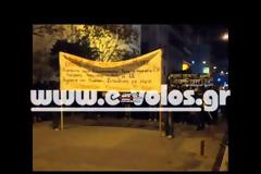 Σε εξεγερσιακό κλίμα η 41η επέτειος του Πολυτεχνείου και στο Βόλο! [video]