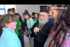 Επίσκεψη του Μητροπολίτη Δαυίδ στο 2ο Γυμνάσιο Γρεβενών [video]