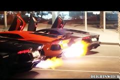 Τρεις Lamborghini Aventador δίνουν μια μοναδική... μουσική παράσταση [video]