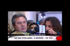 ΜΕ 160 «ΣΤΑΥΡΟΣ ΔΗΜΑΣ»ΚΑΙ 135 «ΠΑΡΩΝ» ΕΛΗΞΕ Η ΠΡΩΤΗ ΨΗΦΟΦΟΡΙΑ