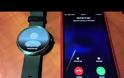 Το έξυπνο ρολόι Moto 360 δέχεται κλήσεις από το iphone