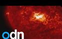 Εντυπωσιακή ηλιακή έκλαμψη κατέγραψε η NASA