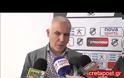 Αναστόπουλος: «Είναι μια δύσκολη στιγμή» [video]