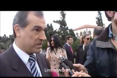 Αρνήθηκε ο Δήμαρχος Λήμνου να ανέβει στην εξέδρα των επισήμων.