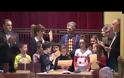 LesvosPost.com: Βράβευση της δασκάλας και των μαθητών από την Άντισσα στο Δημοτικό Συμβούλιο Λέσβου για το βίντεο με το bullying που κάνει τον γύρο του κόσμου...[video]