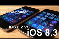 Μια σύγκριση της ταχύτητας του iOS 8.2 και iOS 8.3 για το iPhone 4S και iPhone 5