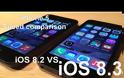 Μια σύγκριση της ταχύτητας του iOS 8.2 και iOS 8.3 για το iPhone 4S και iPhone 5
