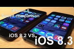 Μια σύγκριση της ταχύτητας του iOS 8.2 και iOS 8.3 για το iPhone 4S και iPhone 5
