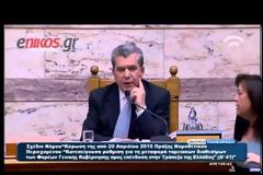 Ζούμε μεγάλες στιγμές! Ανώ - κάτω έγινε η Βουλή με τις φωνές Λοβέρδου... [video]