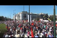 Δείτε βίντεο από Βαρουφάκη, Σκουρλέτη και συγκέντρωση ΠΑΜΕ