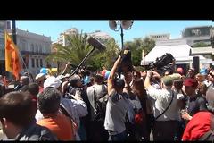 Δείτε βίντεο από Βαρουφάκη, Σκουρλέτη και συγκέντρωση ΠΑΜΕ