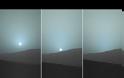 Βαθύ γαλάζιο ηλιοβασίλεμα στον Άρη από το Curiosity [video]