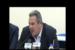 Η συνέντευξη τύπου του Π. Καμμένου – Τι είπε για στρατό, φυλάκια, κυβέρνηση και διαπραγματεύσεις (βίντεο)