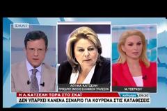 Λ. ΚΑΤΣΕΛΗ: Η ΡΕΥΣΤΟΤΗΤΑ ΤΗΝ ΤΡΙΤΗ ΘΑ ΚΑΘΟΡΙΣΕΙ ΤΟ ΟΡΙΟ ΑΝΑΛΗΨΕΩΝ