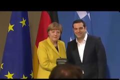 Η...γλώσσα του σώματος ανάμεσα στην Άνγκελα Μέρκελ και τον Αλέξη Τσίπρα