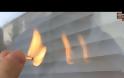 Ανάψτε σπίρτο πάνω σε τζάμι [video]