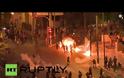Πεδίο μάχης το κέντρο της Αθήνας, χημικά, μολότοφ, φωτιές και ζημιές