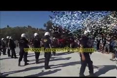 ΕΚΤΟΣ ΕΛΕΓΧΟΥ η περιοχή του Καρά Τεπέ Μυτιλήνης- Συνεχόμενες εξεγέρσεις μεταναστών  [photow] [video]
