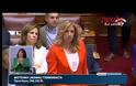 Οι γκριμάτσες και οι χειρονομίες της βουλευτού του ΠΑΣΟΚ που έμειναν στα highlight της χθεσινής ψηφοφορίας στην ολομέλεια της βουλής [video]