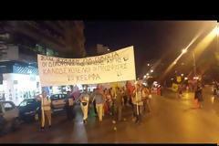 Ξεκίνησε η αντιφασιστικη πορεία στο κέντρο της Θεσσαλονίκης