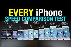 Σύγκριση των επιδόσεων όλων των iPhone