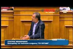 Θεοδωράκης: Θα είμαι σύντομος για να διευκολύνω την κυβέρνηση που επείγεται να συγκρουστεί με την διαπλοκή