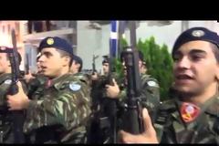 Η Χαλκίδα υποδέχθηκε την Αγία Ζώνη υπό τον Εθνικό Υμνο [photos+video]