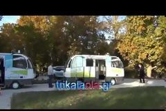Εγκαίνια για το Λεωφορείο Χωρίς Οδηγό στα Τρίκαλα πριν λίγο