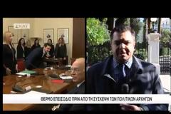 ΣΟΒΑΡΟ ΕΠΕΙΣΟΔΙΟ ΜΕΤΑΞΥ ΟΛΓΑΣ ΓΕΡΟΒΑΣΙΛΗ ΚΑΙ Γ. ΚΟΥΜΟΥΤΣΑΚΟΥ ΣΤΟ ΠΕΡΙΘΩΡΙΟ ΤΟΥ ΣΥΜΒΟΥΛΙΟΥ ΤΩΝ ΠΟΛΙΤΙΚΩΝ ΑΡΧΗΓΩΝ