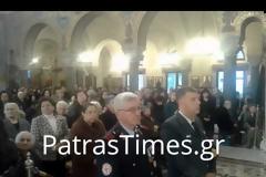 Πάτρα: Κορυφώνονται οι εορταστικές εκδηλώσεις για τον Πολιούχο - Πλήθη πιστών στον Ι. Ν. του Αγίου Ανδρέα