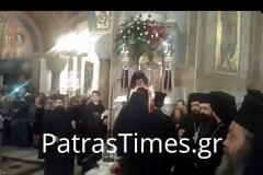 Πάτρα: Κορυφώνονται οι εορταστικές εκδηλώσεις για τον Πολιούχο - Πλήθη πιστών στον Ι. Ν. του Αγίου Ανδρέα