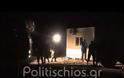 Συνεργεία του Στρατού στήνουν Hot Spot ακόμα και μέσα στο σκοτάδι στη Χίο για την επίσκεψη Τσίπρα (Φωτό)