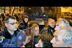 Καυγάς αστυνομίας - διαδηλωτών σε πορεία στη Θεσσαλονίκη [video]