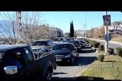 Χαμός από κίνηση στη Λαμία