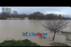Υπερχείλισε ο Πηνειός-χιλιάδες στρέμματα μέσα στο νερό-σφοδρή χιονόπτωση στα ορεινά [video]