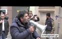 Αγρότες πέταξαν αυγά και ντομάτες στα γραφεία του ΣΥΡΙΖΑ στο Ηράκλειο [video]
