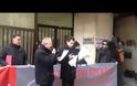 ΜΗΧΑΝΟΙΚΟΙ ΕΦΡΑΞΑΝ ΜΕ ΓΥΨΟΣΑΝΙΔΕΣ ΤΗΝ ΕΙΣΟΔΟ ΤΟΥ ΤΣΜΕΔΕΜ ΣΤΗ ΘΕΣΣΑΛΟΝΙΚΗ