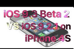 Test ταχύτητας του ios 9.3 beta 2 σε σύγκριση με το ios 9.2.1