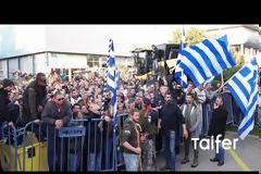Bίντεο με τους αγρότες στη Θεσσαλονίκη
