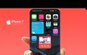 Μια άποψη του iPhone 7 με το ios 10