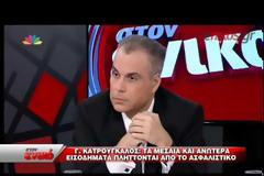 Γ. ΚΑΤΡΟΥΓΚΑΛΟΣ: ΔΕΝ ΘΑ ΔΕΧΘΟΥΜΕ ΕΙΣΟΔΗΜΑΤΙΚΑ ΚΡΙΤΗΡΙΑ ΓΙΑ ΤΗΝ ΕΘΝΙΚΗ ΣΥΝΤΑΞΗ