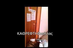 Αγρότες πέταξαν κοπριά σε γραφείο βουλευτή του ΣΥΡΙΖΑ [photo+video]