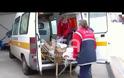 Διακομιδή - ΤΡΟΜΟΣ ασθενή με παμπάλαιο ασθενοφόρο των Χανίων [video]