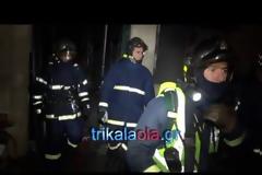 Φωτιά με εκρήξεις στο αμαξοστάσιο του δήμου Τρικκαίων
