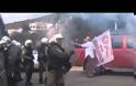 Άγριο ξύλο αγροτών σε αστυνομικούς... [video]